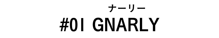 #01 GNARLY（ナーリー）