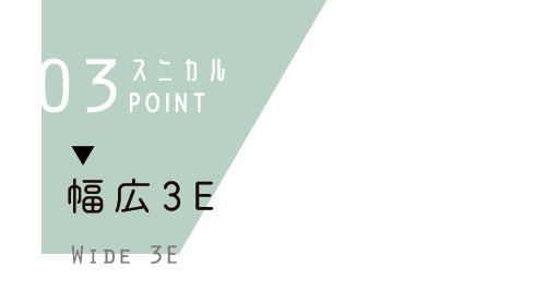 幅広3E
